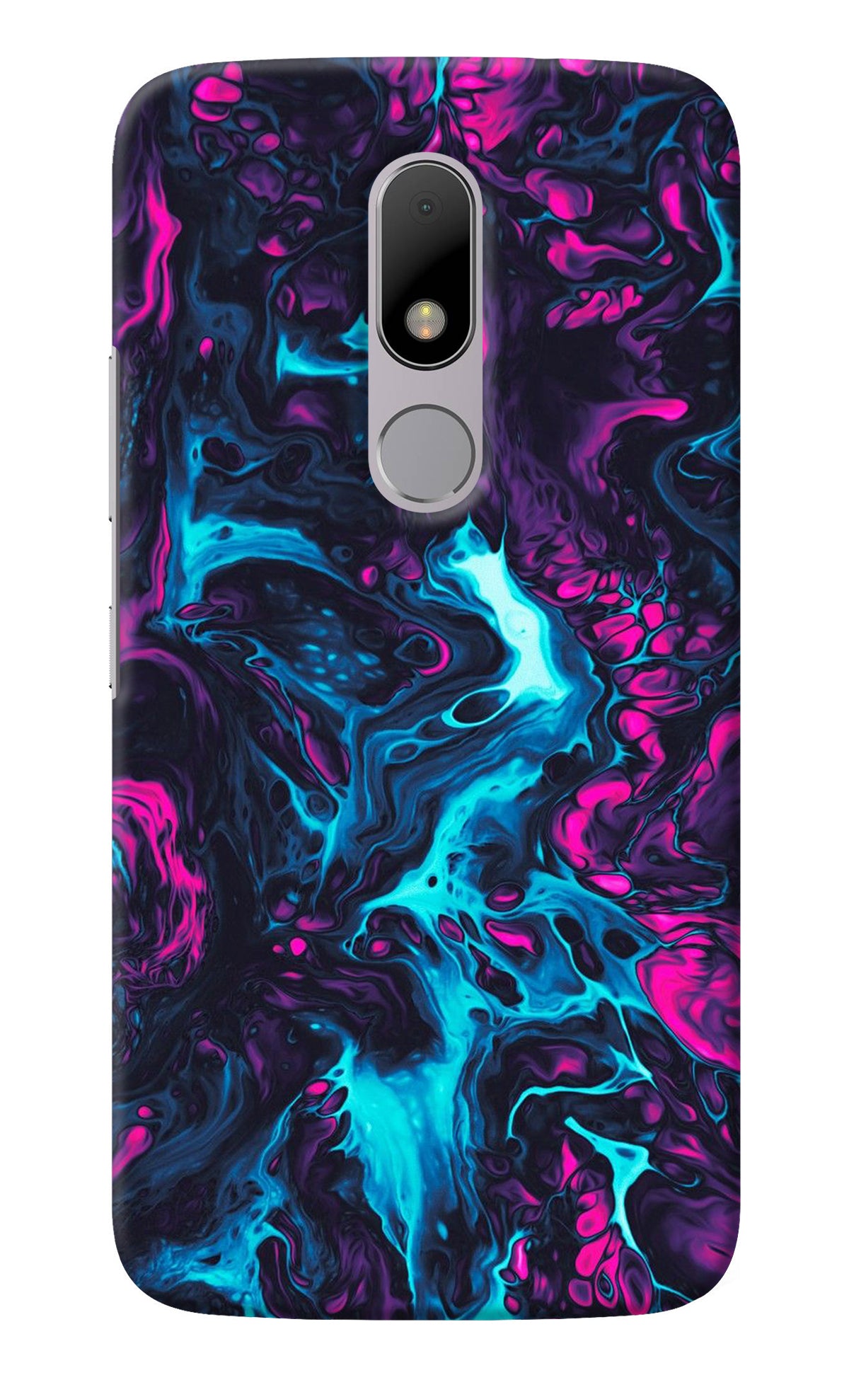 Abstract Moto M Back Cover