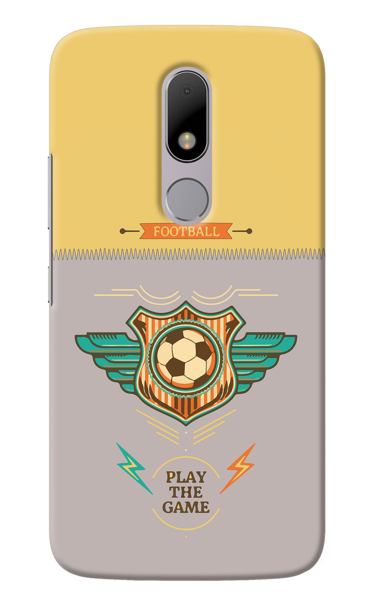 Football Moto M Back Cover