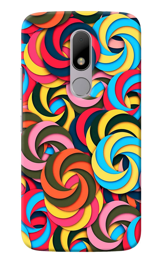 Spiral Pattern Moto M Back Cover