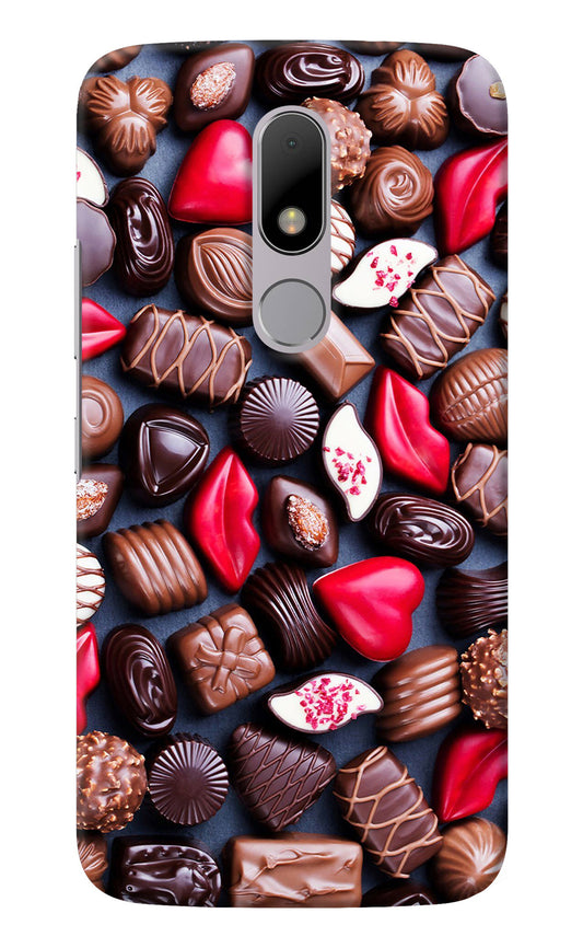 Chocolates Moto M Back Cover