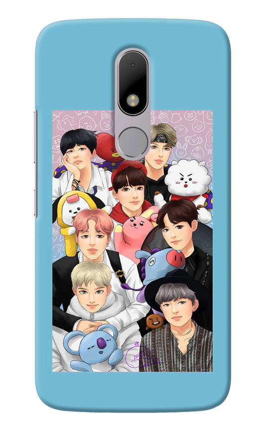 BTS with animals Moto M Back Cover