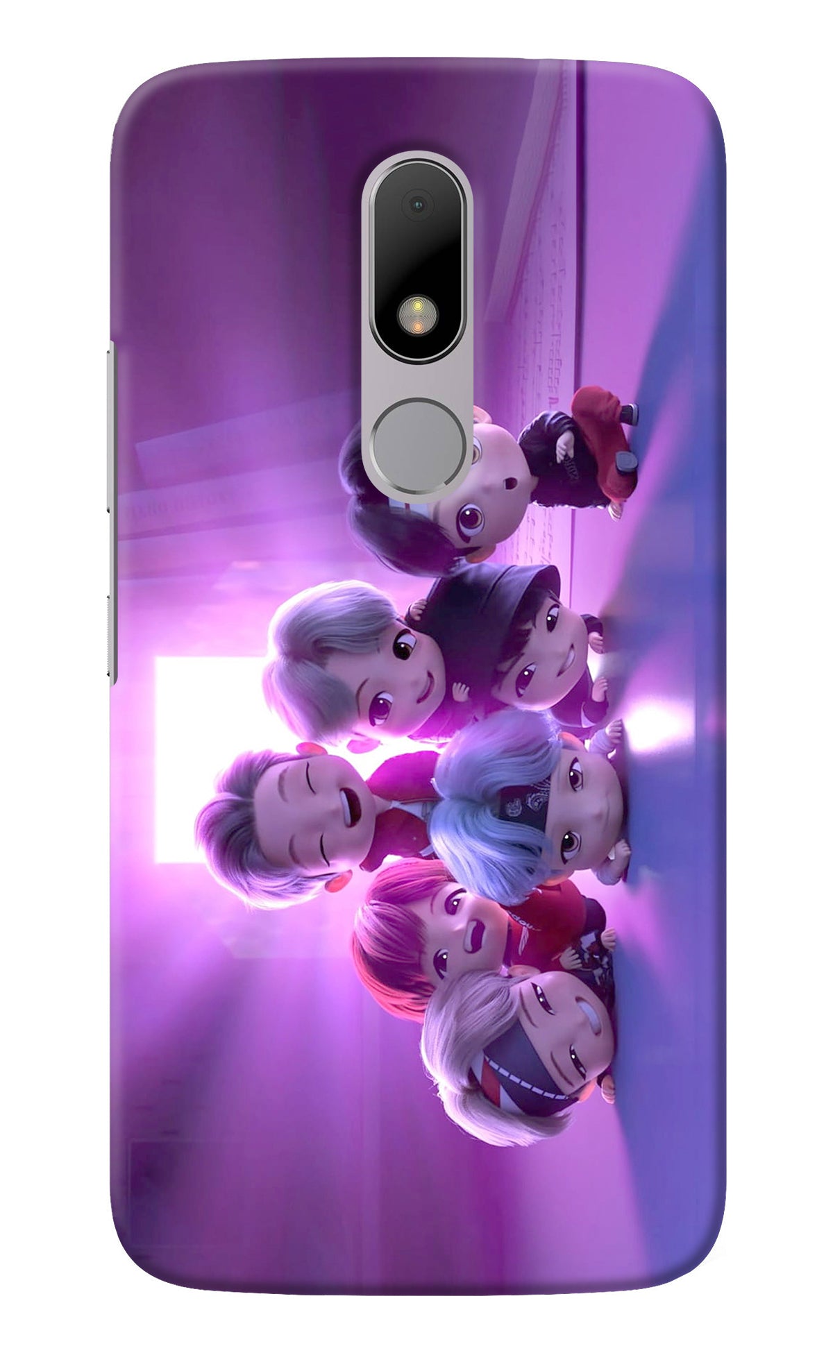 BTS Chibi Moto M Back Cover