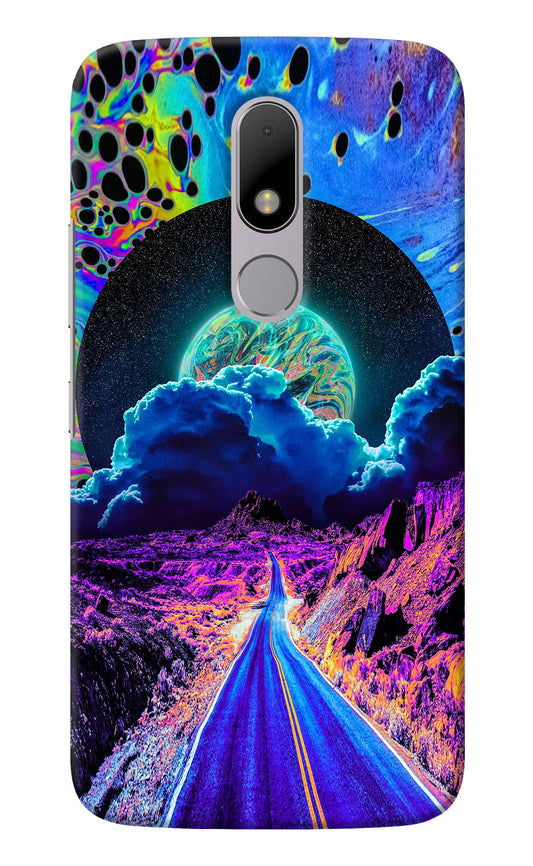 Psychedelic Painting Moto M Back Cover