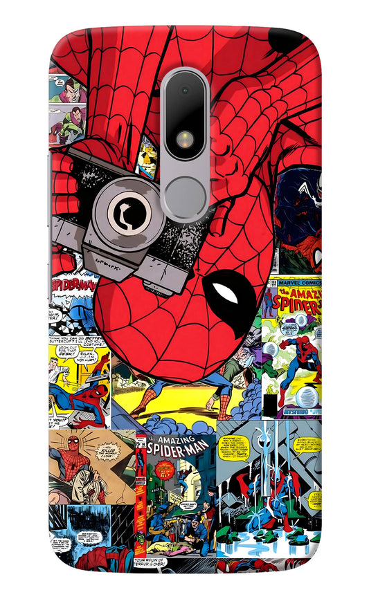 Spider Man Moto M Back Cover