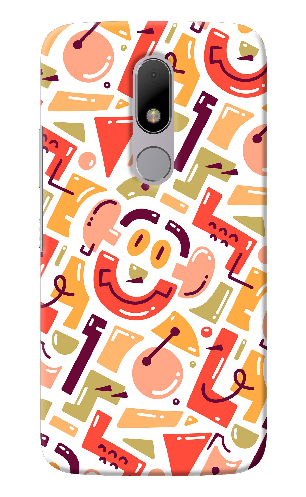 Doodle Pattern Moto M Back Cover