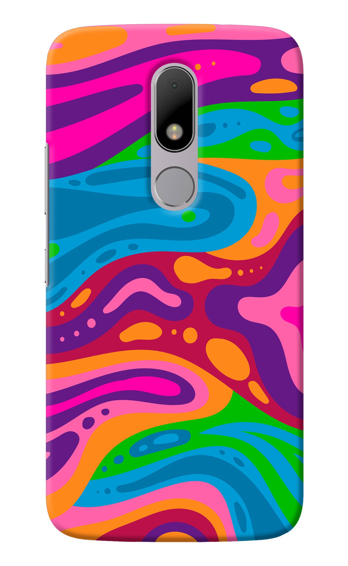 Trippy Pattern Moto M Back Cover