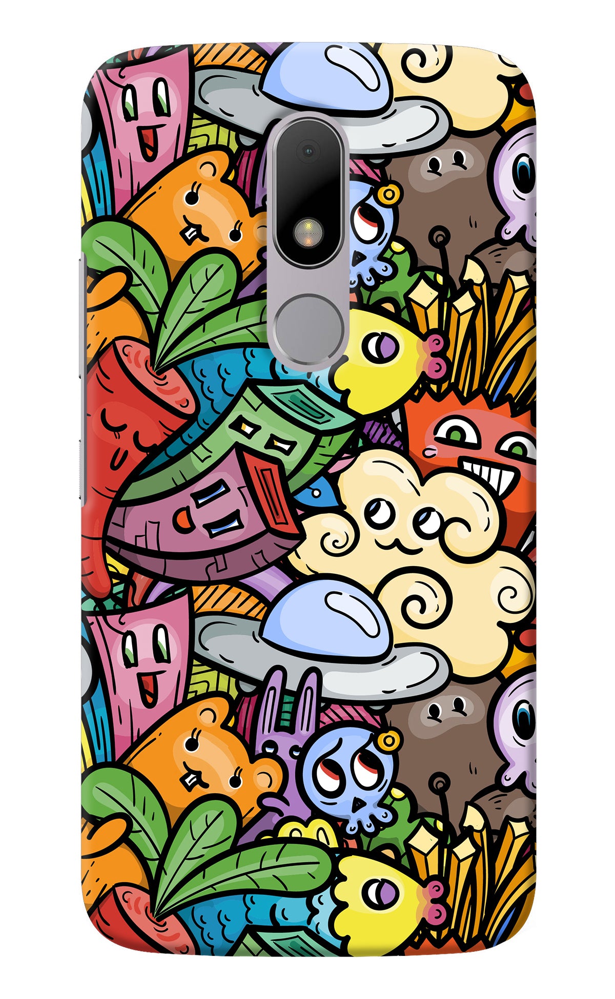 Veggie Doodle Moto M Back Cover