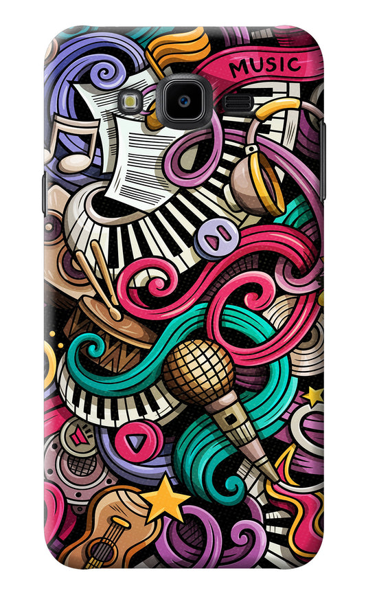 Music Abstract Samsung J7 Nxt Back Cover