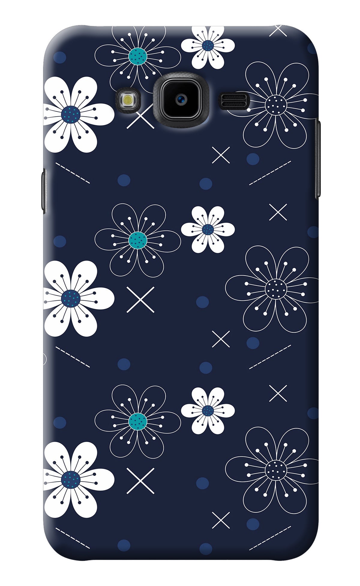 Flowers Samsung J7 Nxt Back Cover