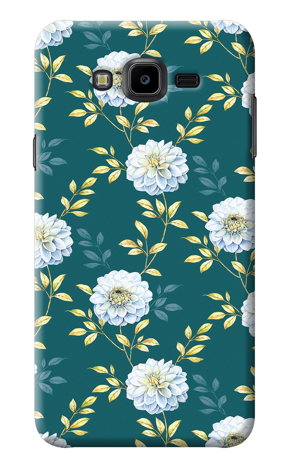 Flowers Samsung J7 Nxt Back Cover