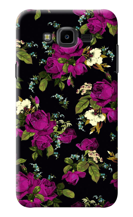 Flowers Samsung J7 Nxt Back Cover