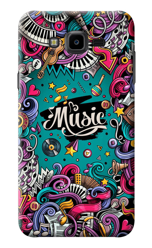 Music Graffiti Samsung J7 Nxt Back Cover