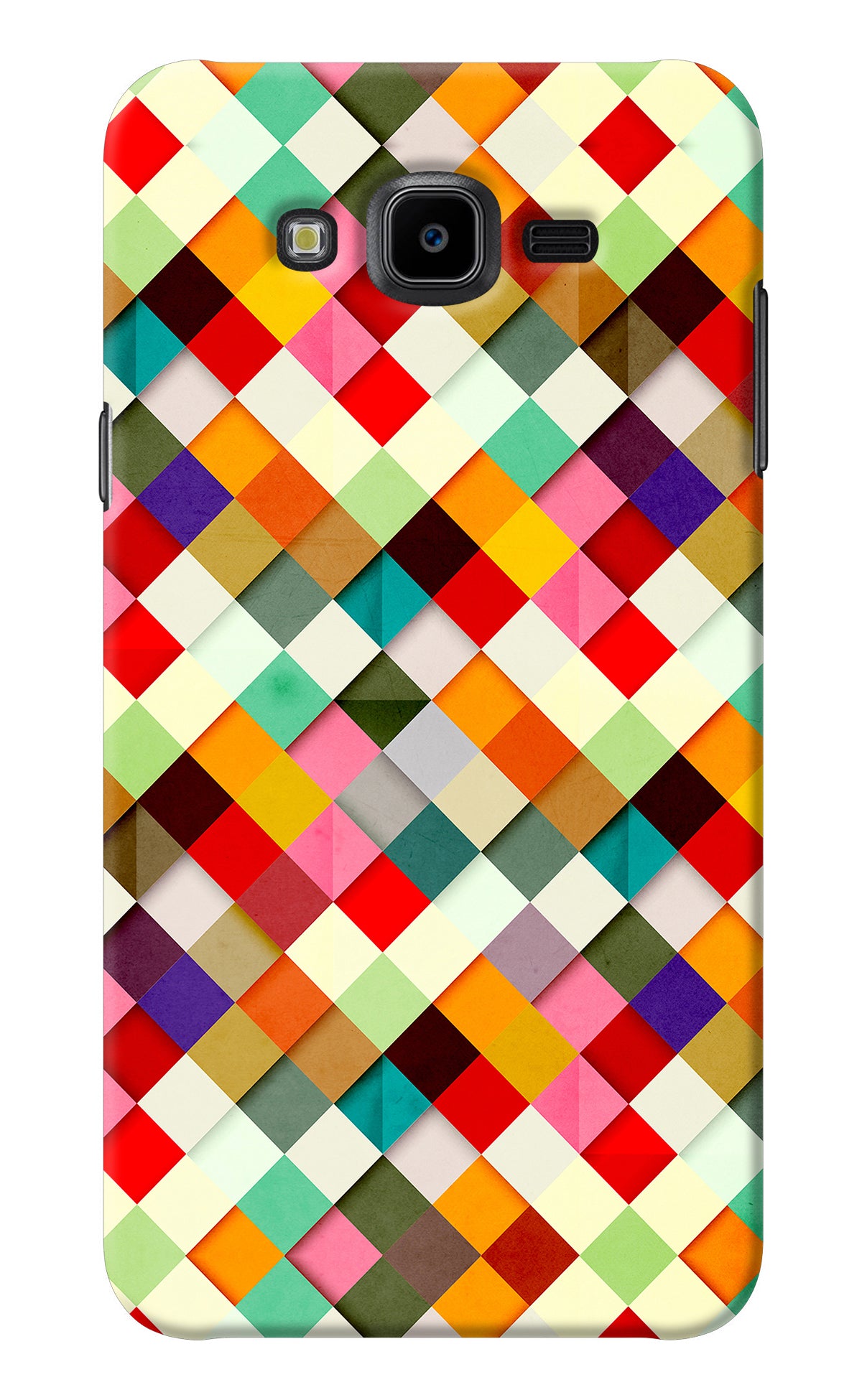 Geometric Abstract Colorful Samsung J7 Nxt Back Cover