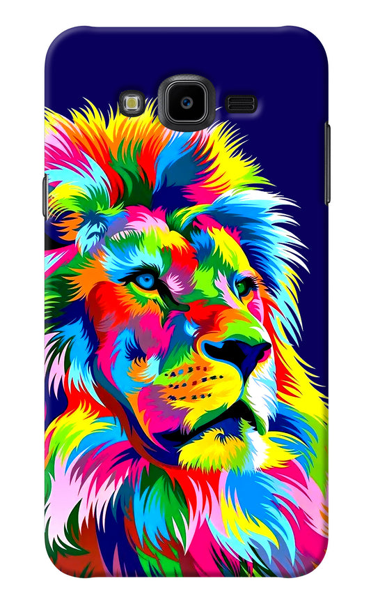 Vector Art Lion Samsung J7 Nxt Back Cover
