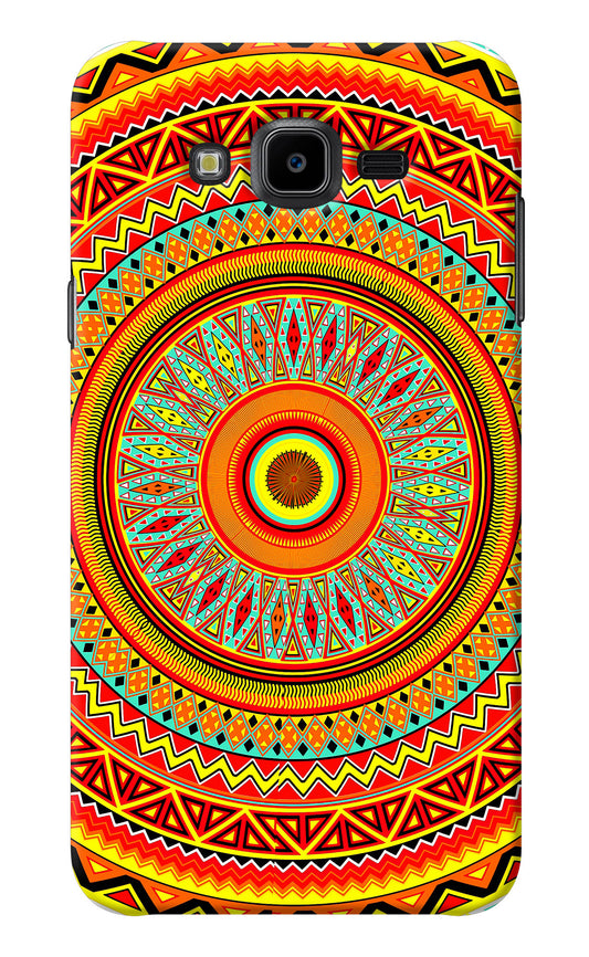 Mandala Pattern Samsung J7 Nxt Back Cover