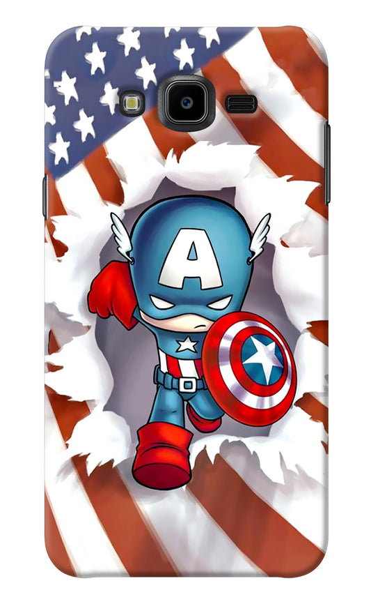 Captain America Samsung J7 Nxt Back Cover