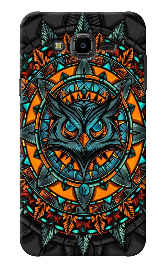 Angry Owl Art Samsung J7 Nxt Back Cover