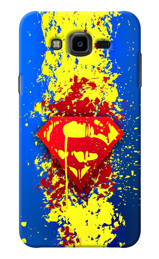 Superman logo Samsung J7 Nxt Back Cover