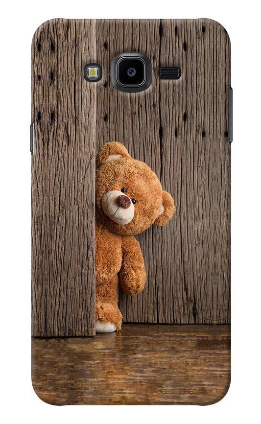 Teddy Wooden Samsung J7 Nxt Back Cover
