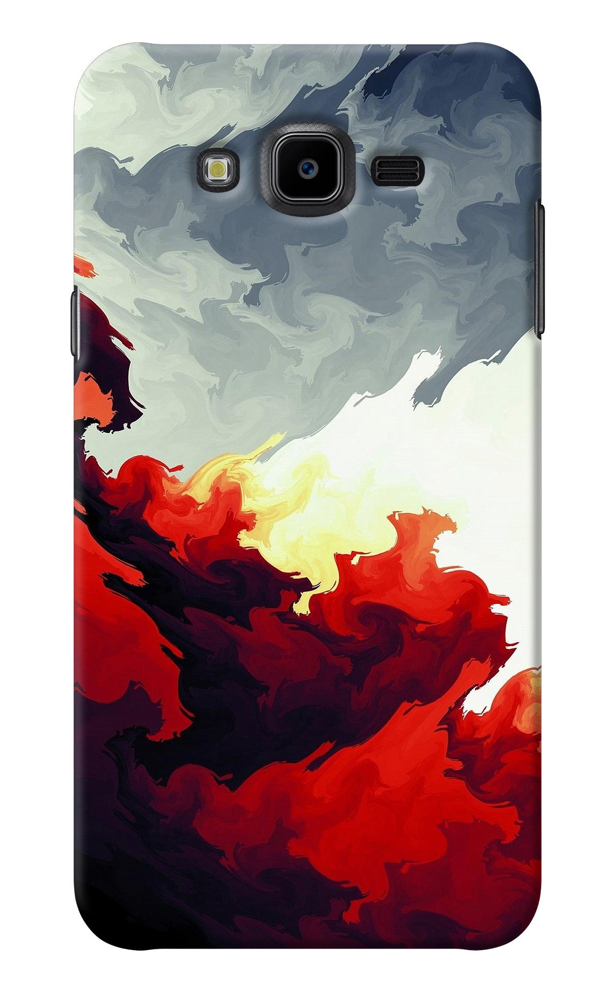 Fire Cloud Samsung J7 Nxt Back Cover