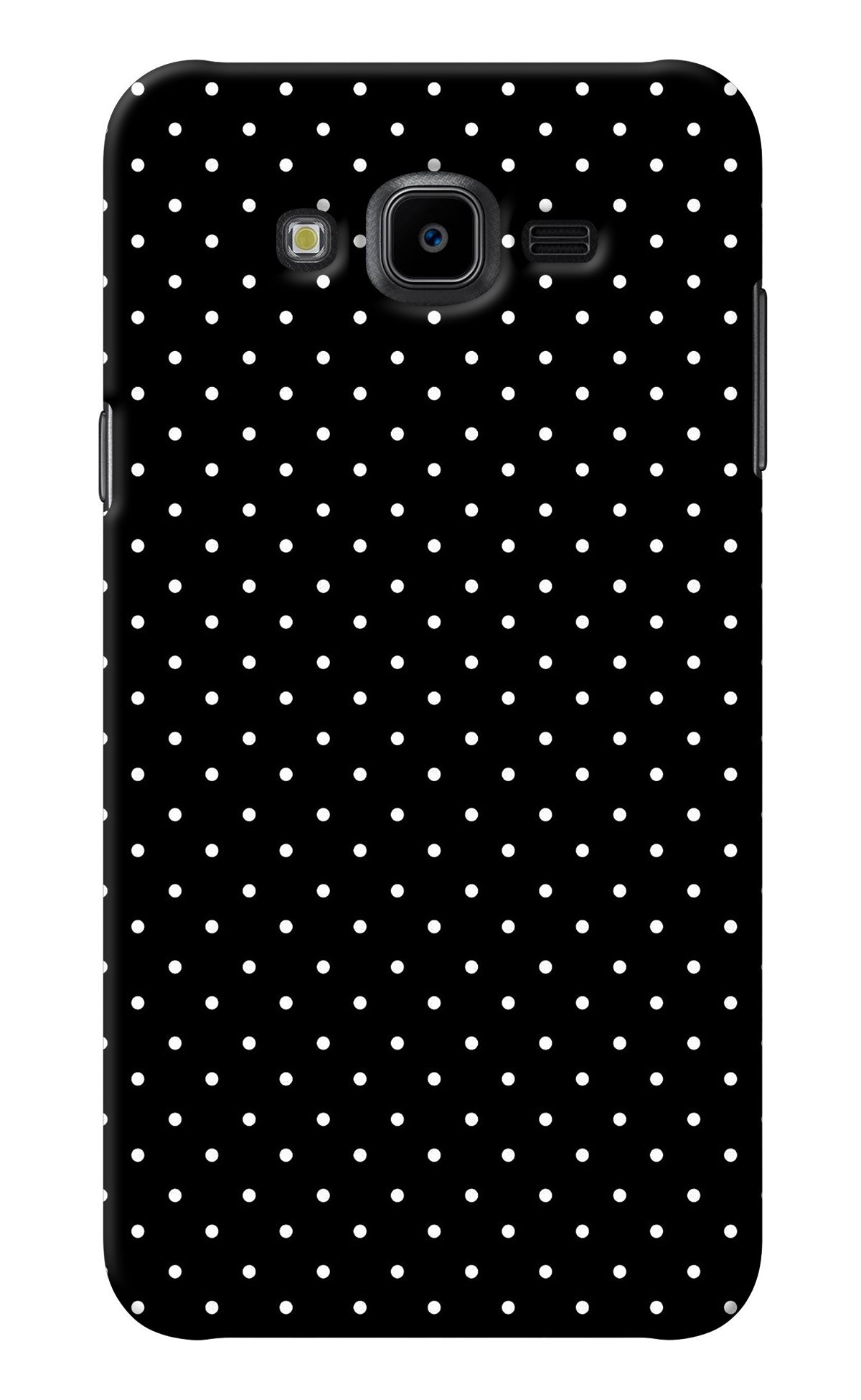 White Dots Samsung J7 Nxt Back Cover