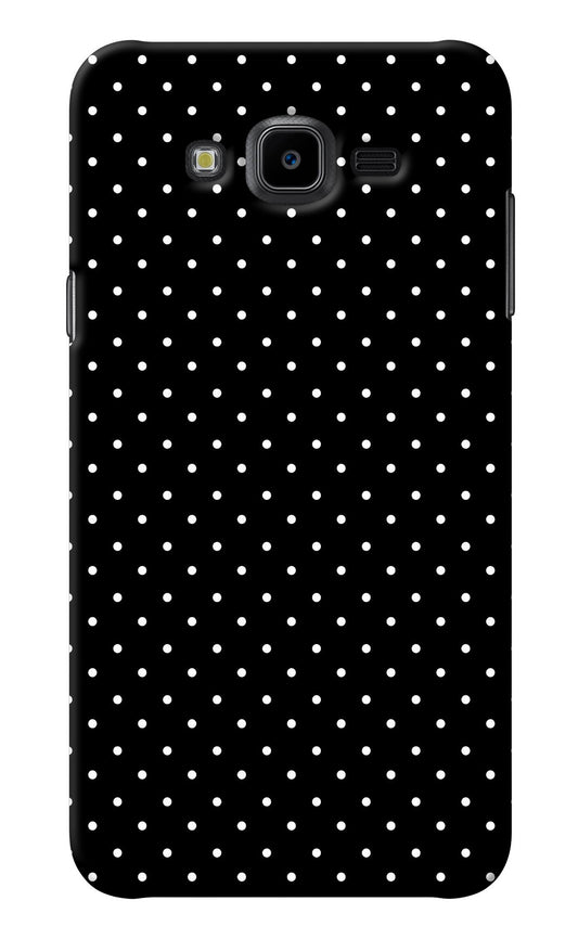 White Dots Samsung J7 Nxt Back Cover