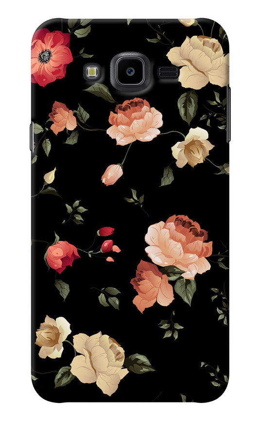 Flowers Samsung J7 Nxt Back Cover