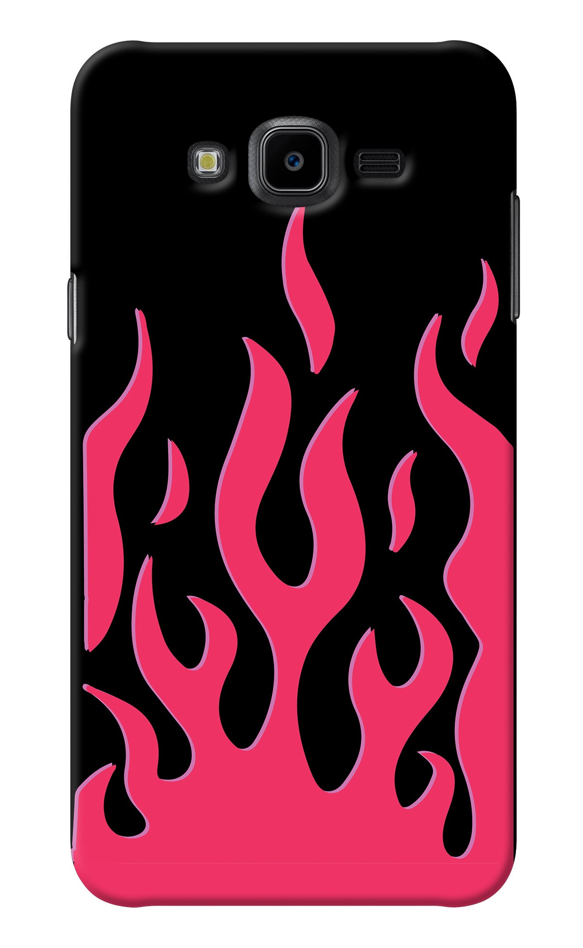 Fire Flames Samsung J7 Nxt Back Cover