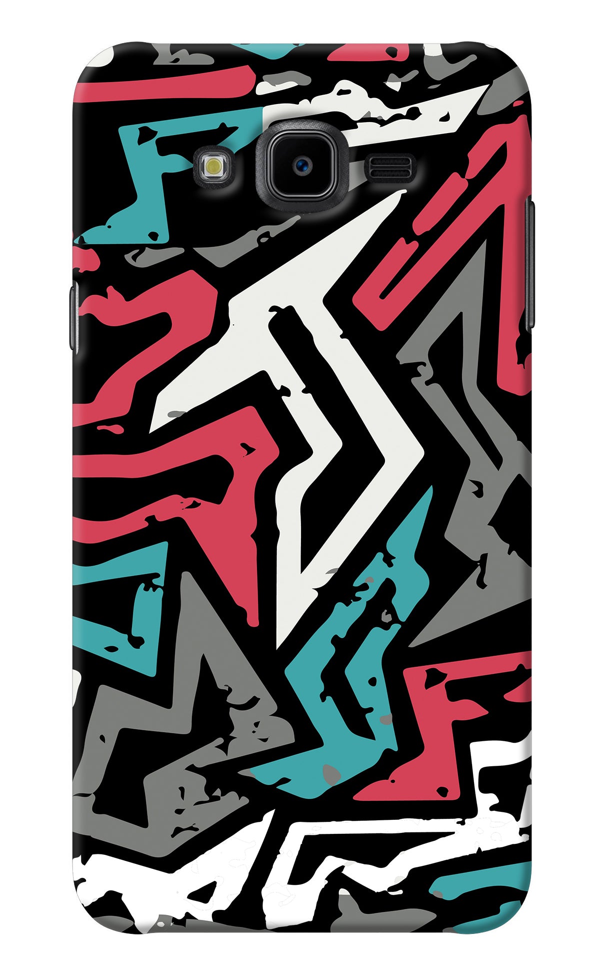 Geometric Graffiti Samsung J7 Nxt Back Cover