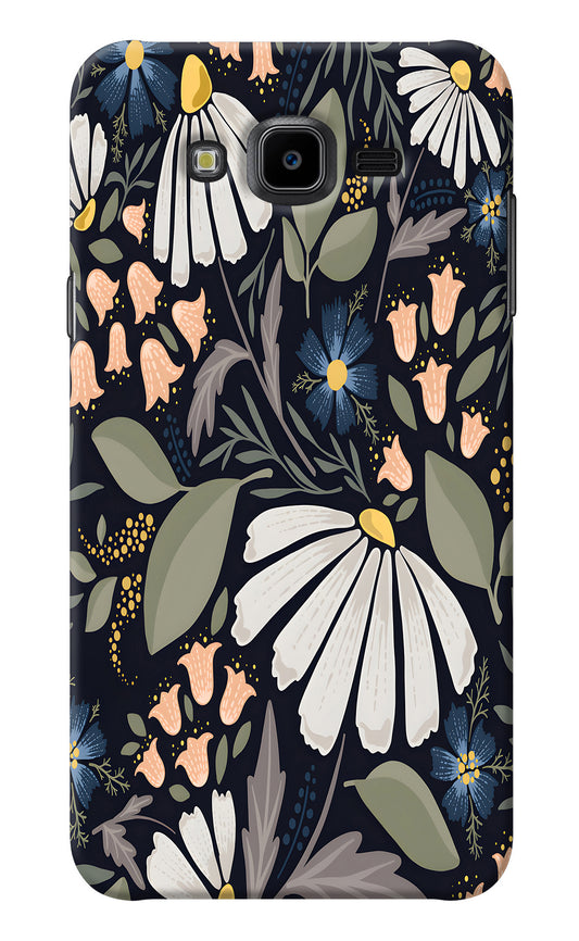 Flowers Art Samsung J7 Nxt Back Cover