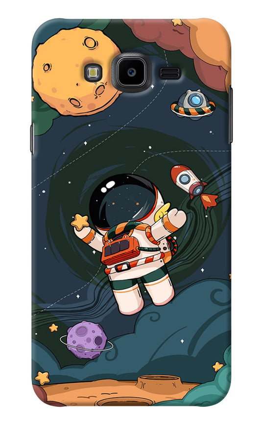 Cartoon Astronaut Samsung J7 Nxt Back Cover
