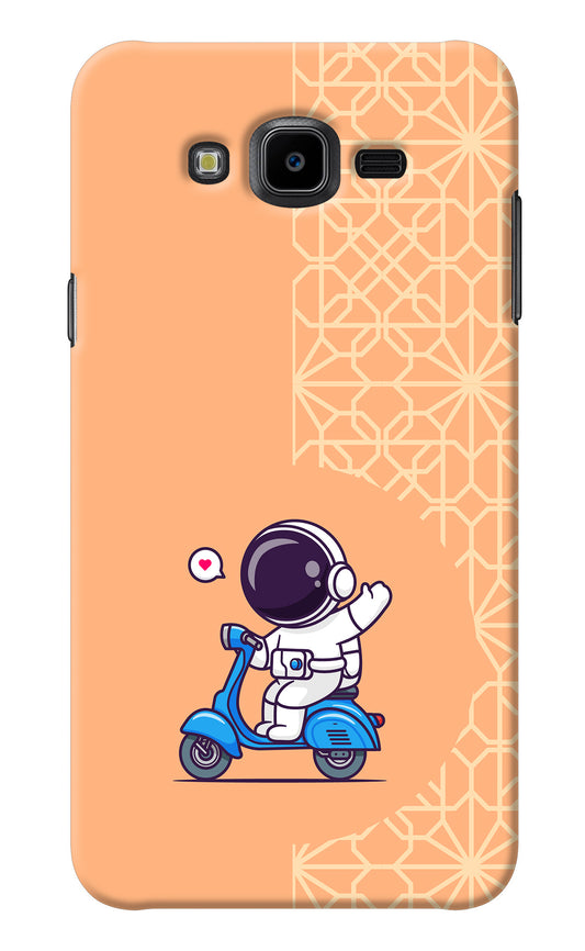 Cute Astronaut Riding Samsung J7 Nxt Back Cover