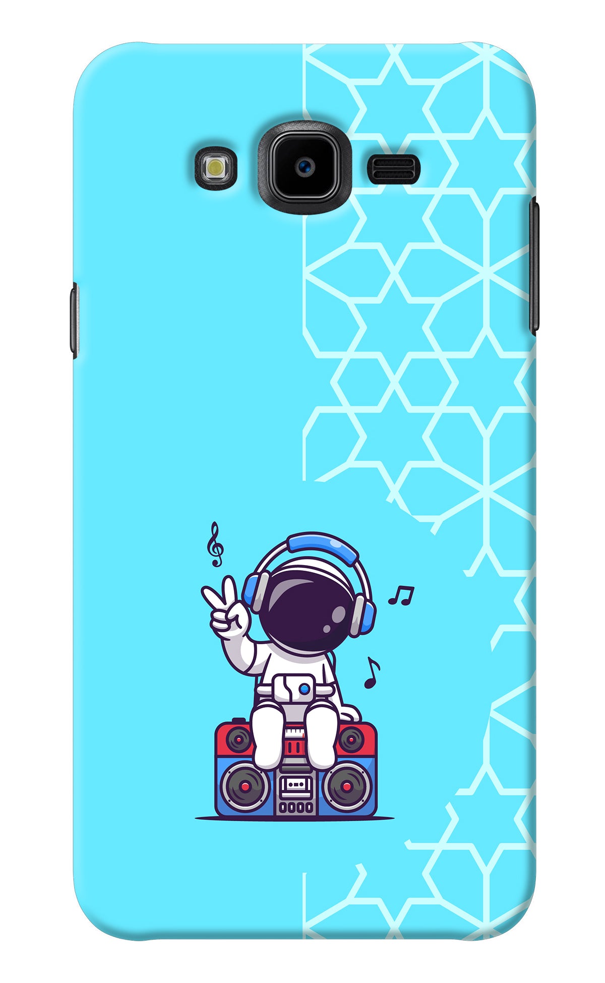 Cute Astronaut Chilling Samsung J7 Nxt Back Cover