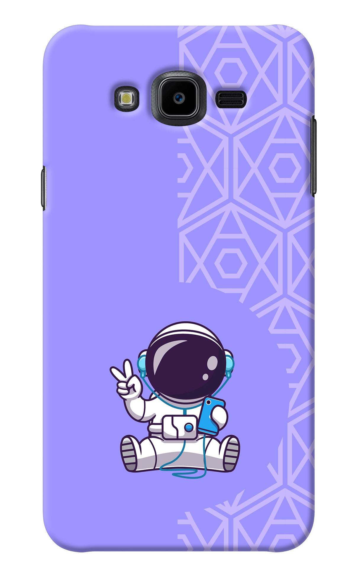 Cute Astronaut Chilling Samsung J7 Nxt Back Cover