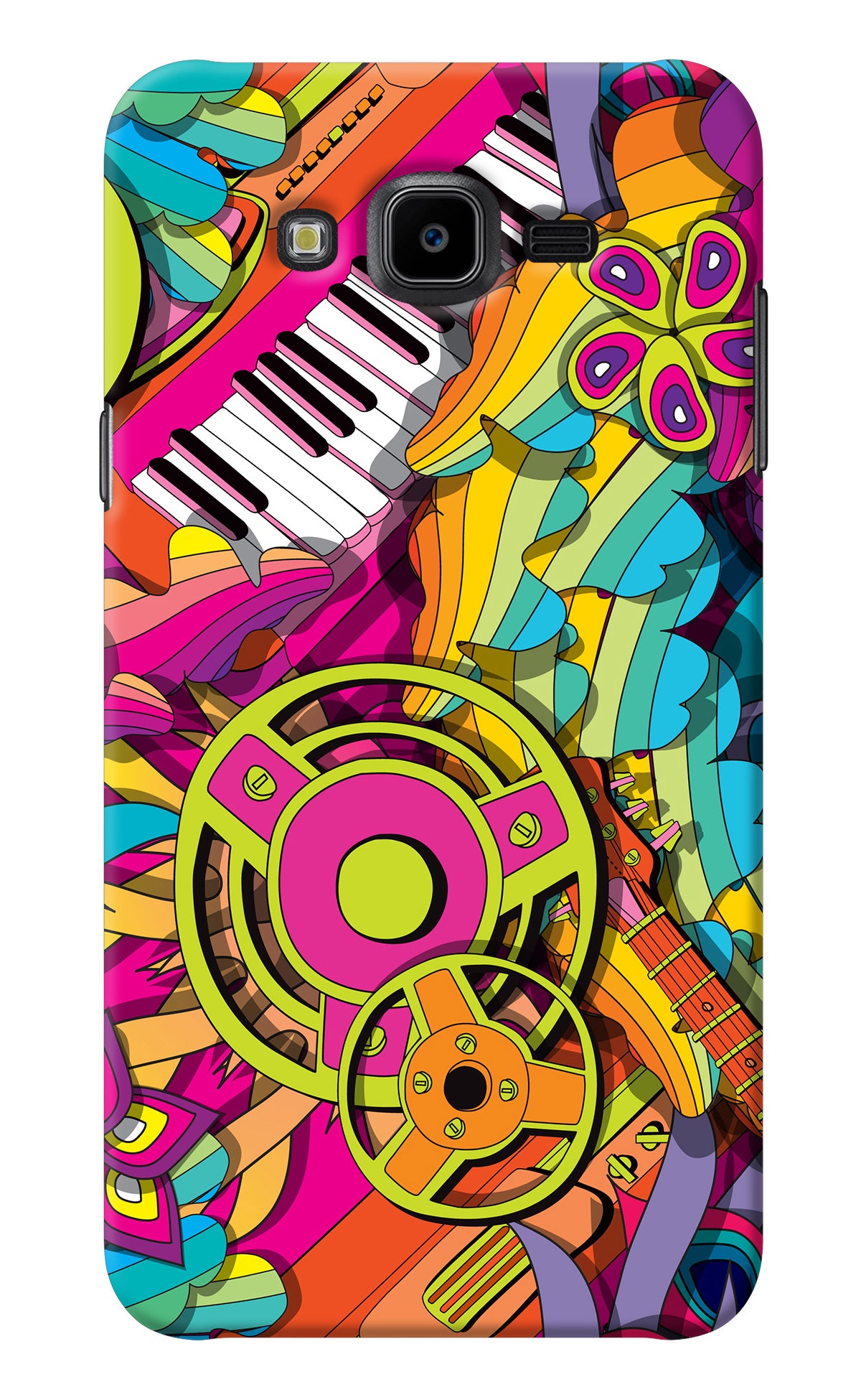 Music Doodle Samsung J7 Nxt Back Cover