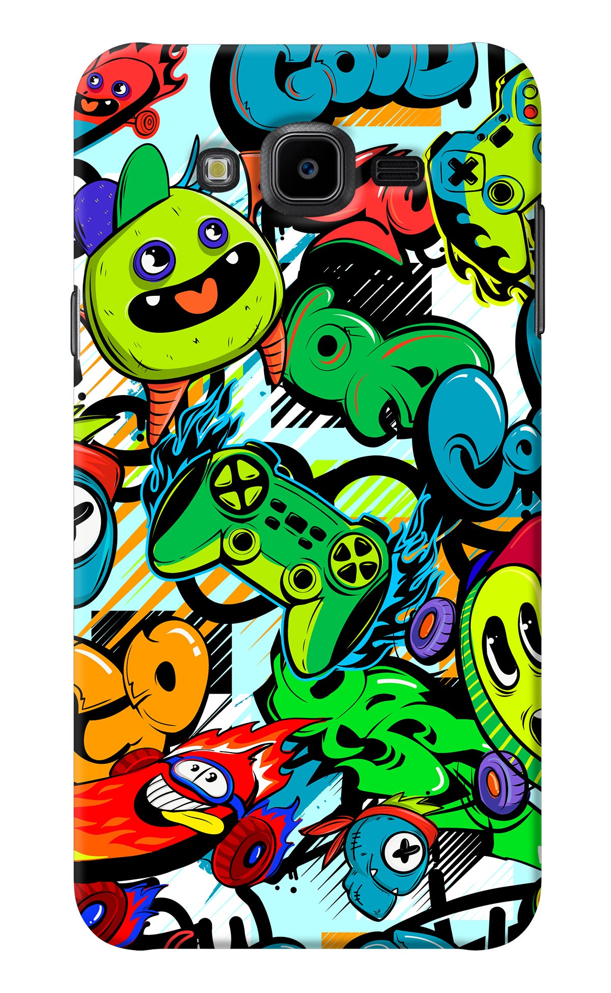 Game Doodle Samsung J7 Nxt Back Cover