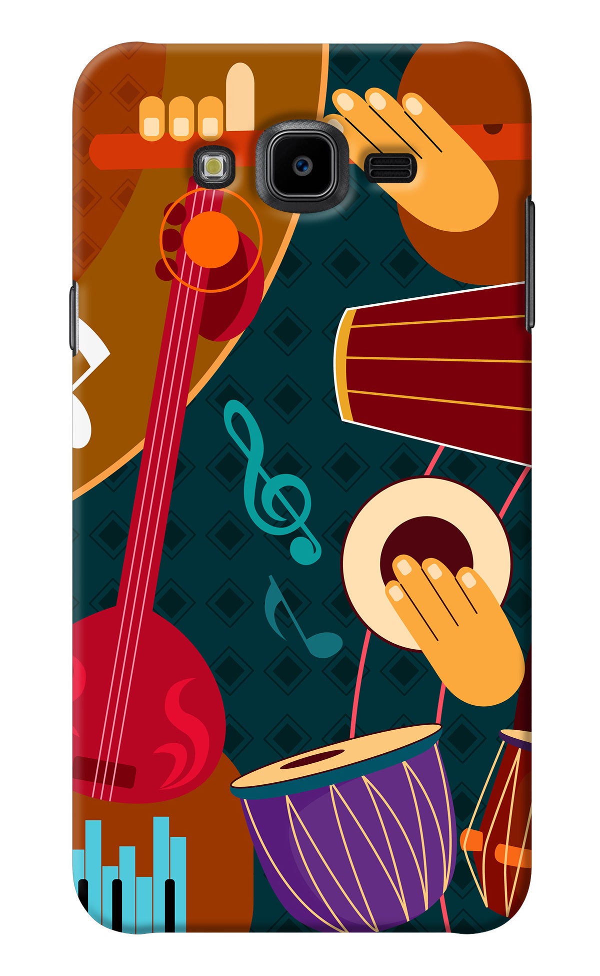 Music Instrument Samsung J7 Nxt Back Cover