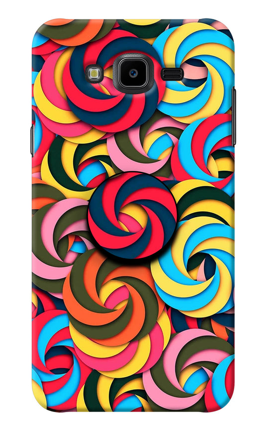 Spiral Pattern Samsung J7 Nxt Pop Case