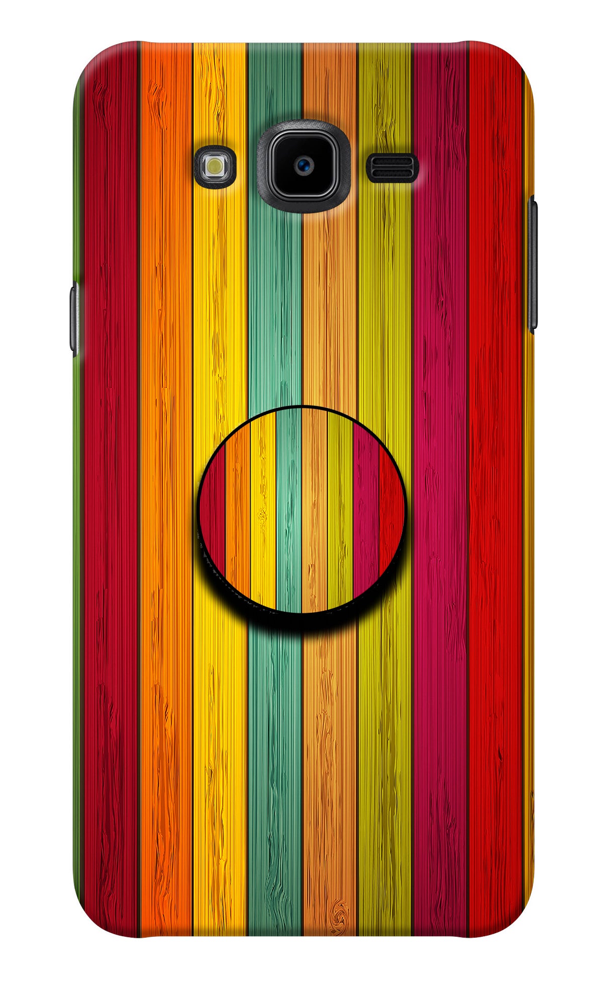 Multicolor Wooden Samsung J7 Nxt Pop Case