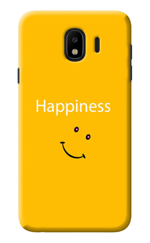 Happiness With Smiley Samsung J4 Back Cover