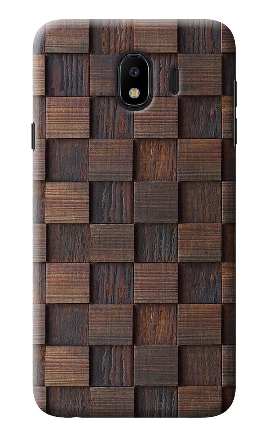 Wooden Cube Design Samsung J4 Back Cover