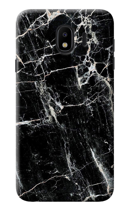 Black Marble Texture Samsung J4 Back Cover