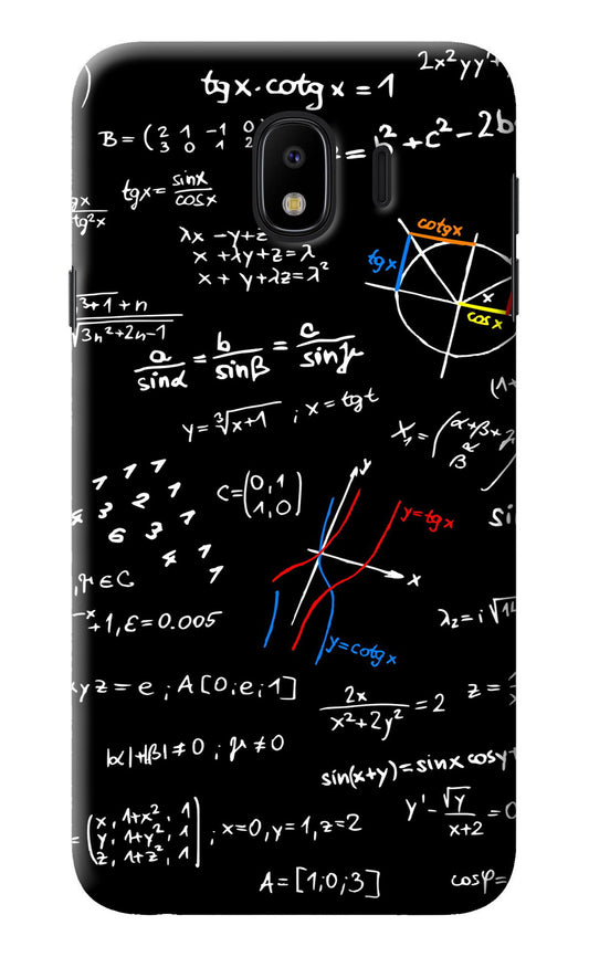 Mathematics Formula Samsung J4 Back Cover