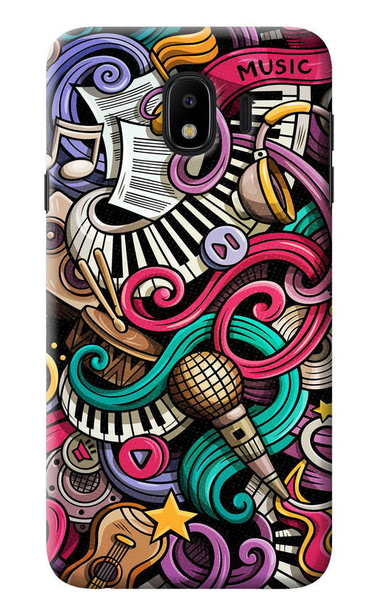 Music Abstract Samsung J4 Back Cover
