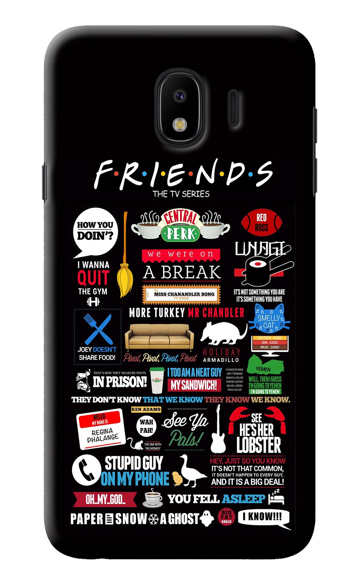 FRIENDS Samsung J4 Back Cover