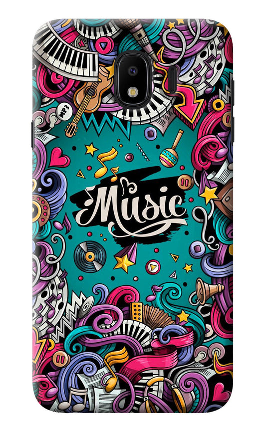 Music Graffiti Samsung J4 Back Cover