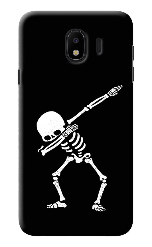 Dabbing Skeleton Art Samsung J4 Back Cover