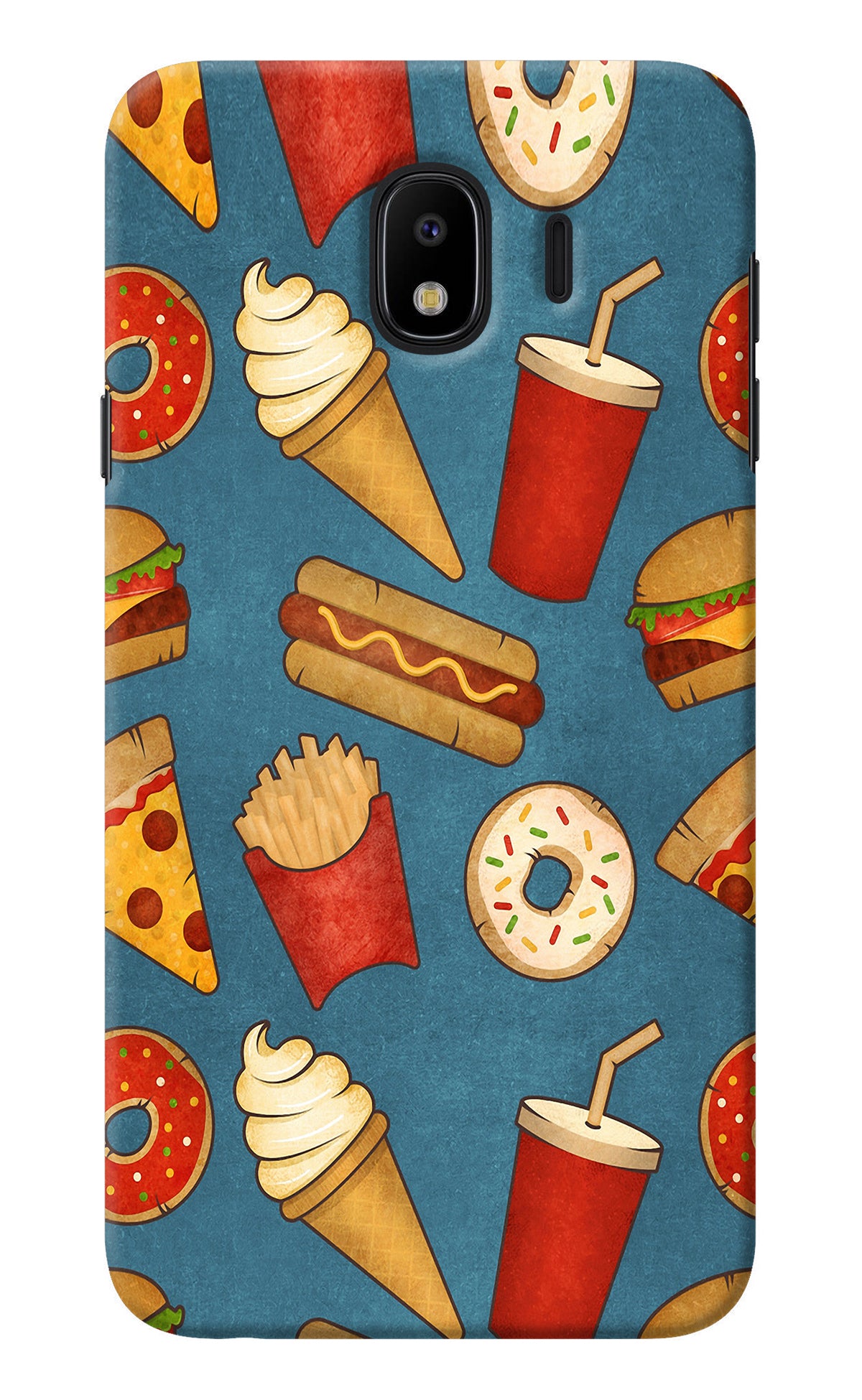 Foodie Samsung J4 Back Cover