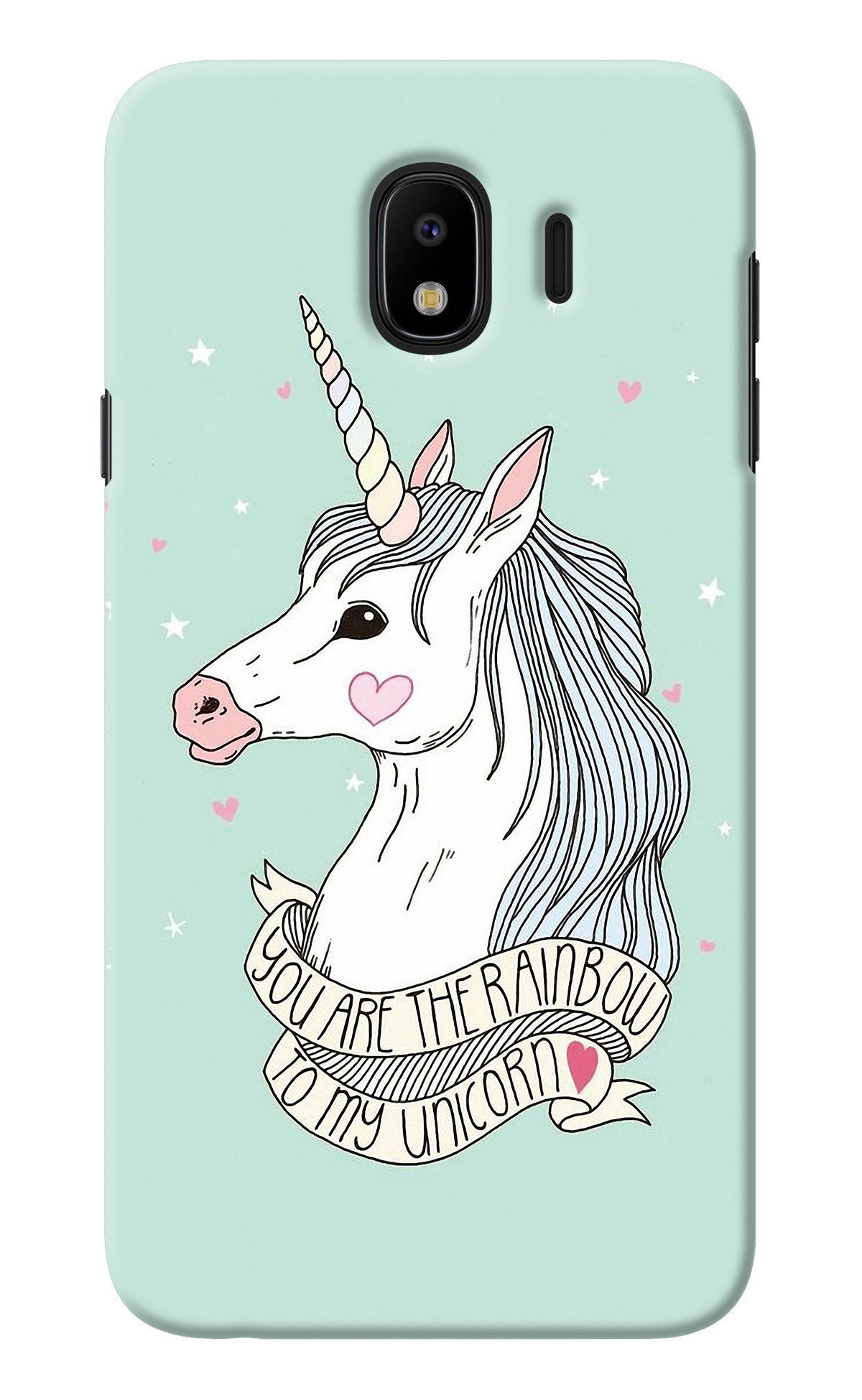 Unicorn Wallpaper Samsung J4 Back Cover