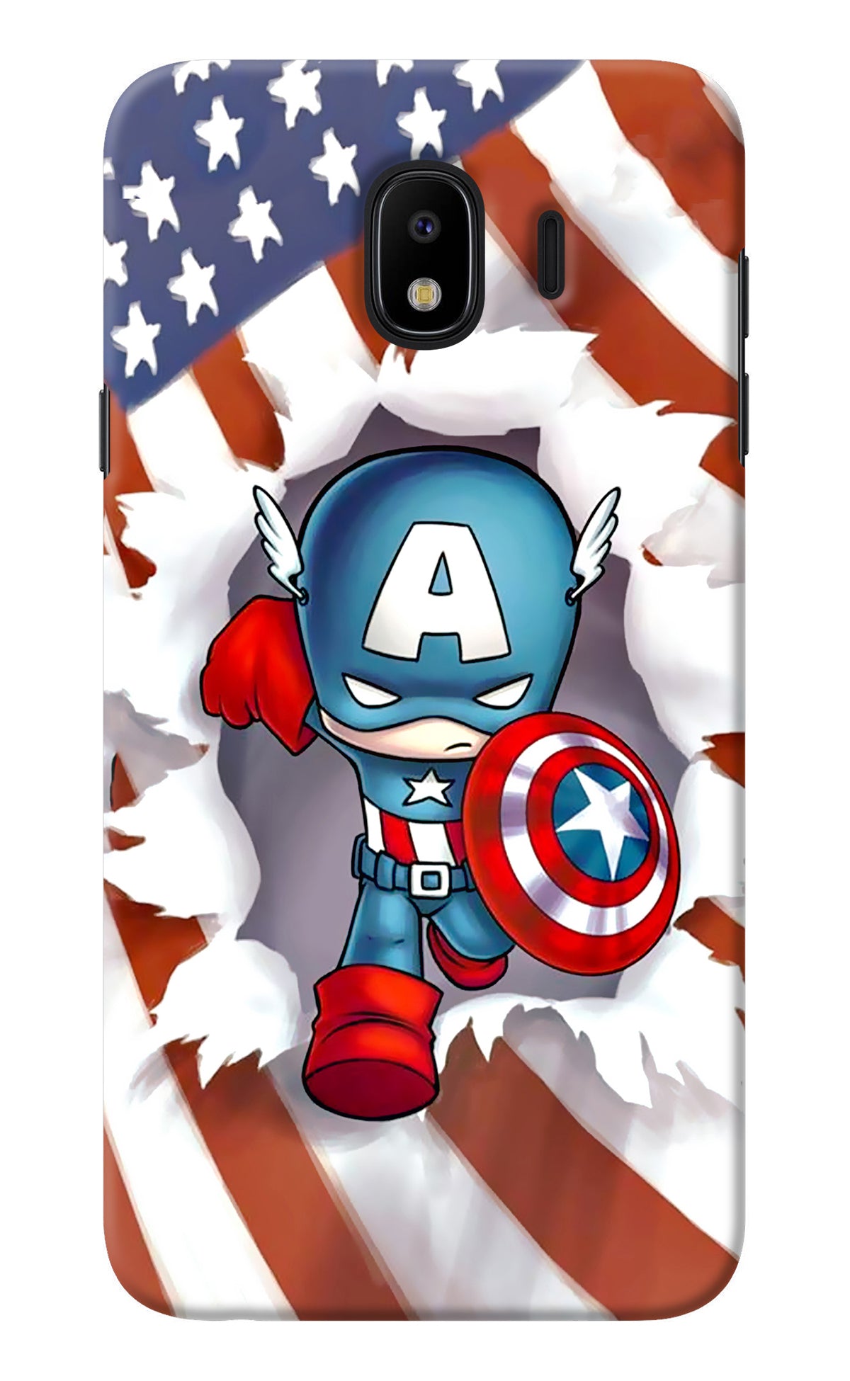 Captain America Samsung J4 Back Cover